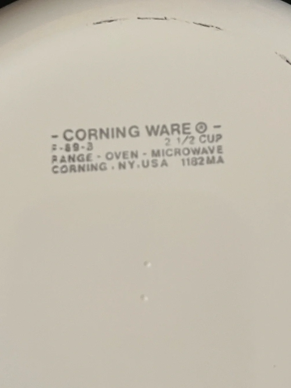 Vintage Corningware Winter White Saucepan with pyrex Glass lid